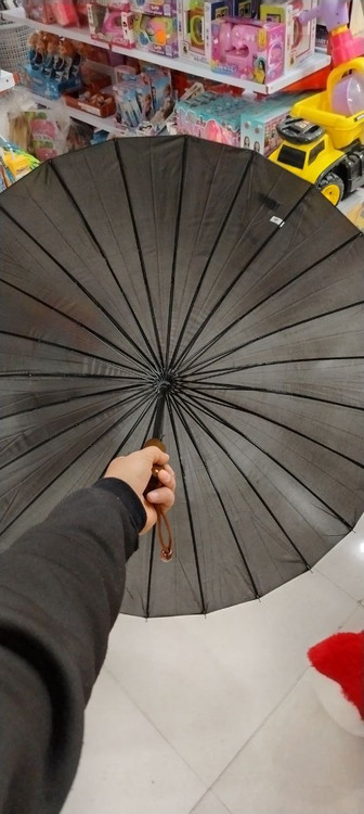 چتر 24 فنر مشکی وارداتی