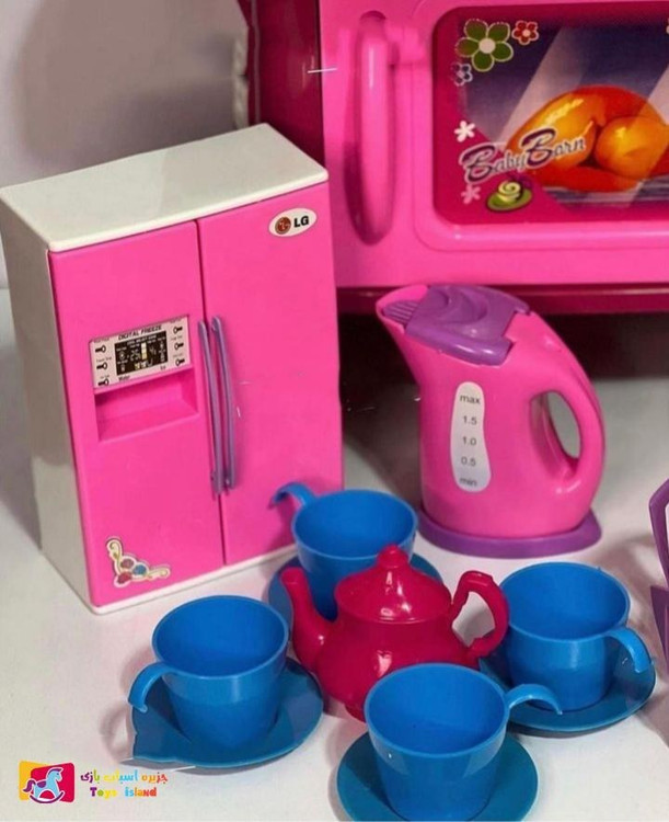 ست اسباب بازی آشپزخانه بیبی بورن ۷۱ قطعه مدل ۸ در ۱