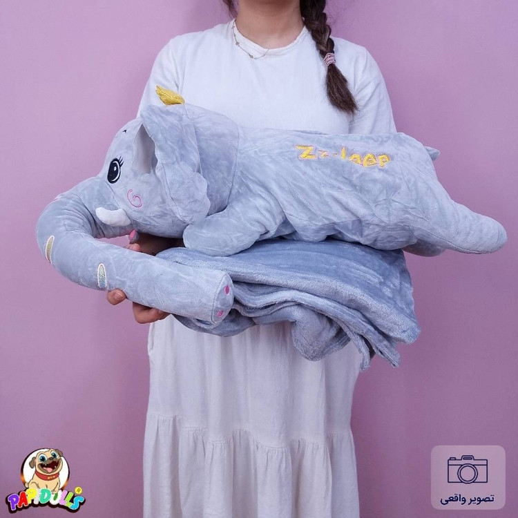 عروسک پتودار فیل خرطوم بلند