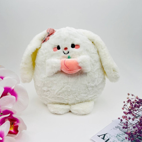 عروسک خرگوش هلو به دست سایز ۲۵ سانتی متر