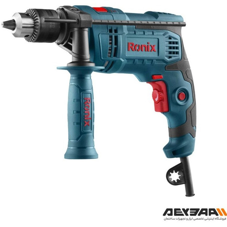 کیت دریل برقی چکشی رونیکس مدل 2214LK