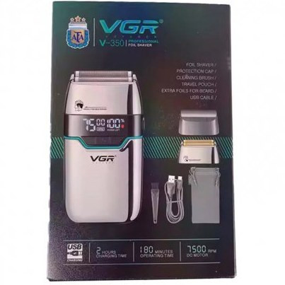 ماشین اصلاح وی جی آر مدل VGR-350 با تکنولوژی برش مستقیم و صفر زن