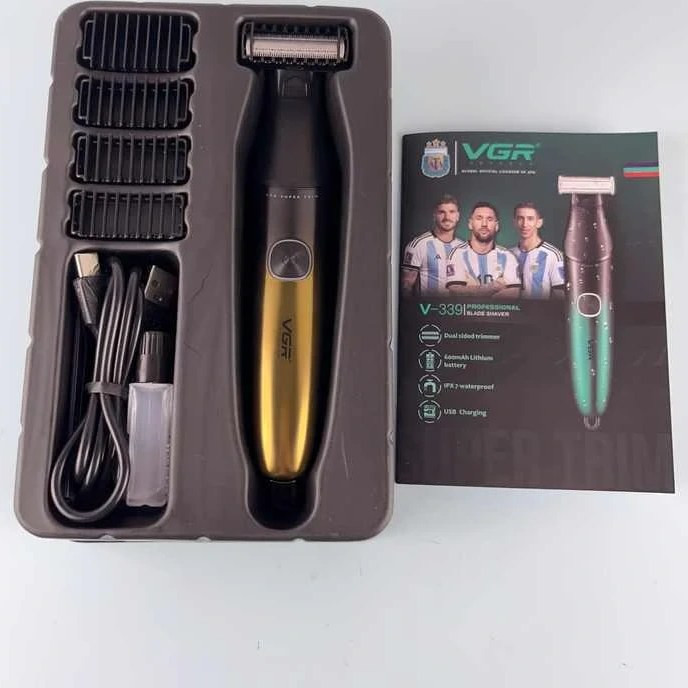 ماشین اصلاح وی جی آر مدل VGR-339 با تکنولوژی برش مستقیم ضد آب