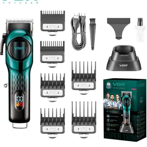 ماشین اصلاح وی جی آر مدل V-166 با برش مستقیم و تیغه استیل ضد زنگ