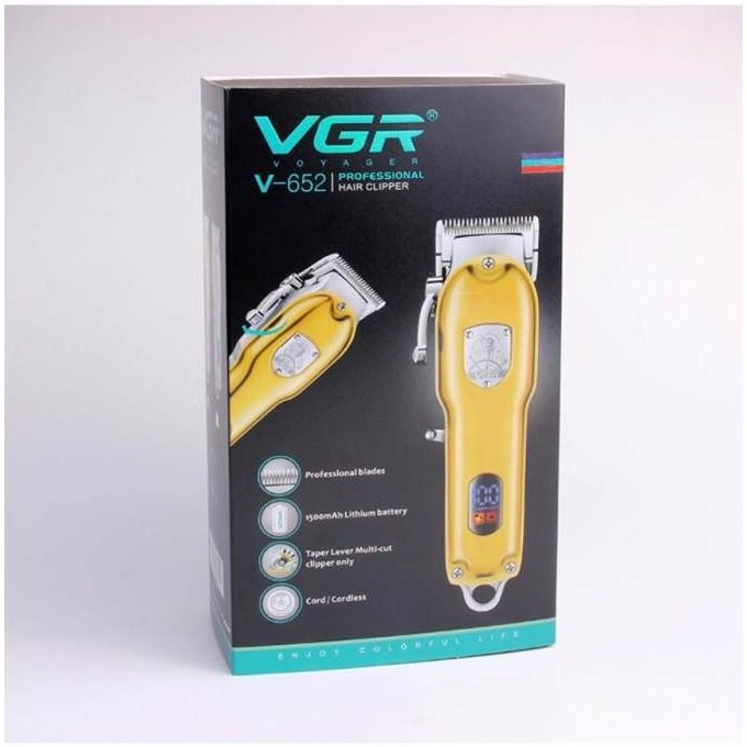 ماشین اصلاح وی جی آر مدل V-652 با تیغه استیل