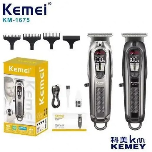ماشین اصلاح کیمی مدل KM1675 با برش مستقیم و استیل ضد زنگ