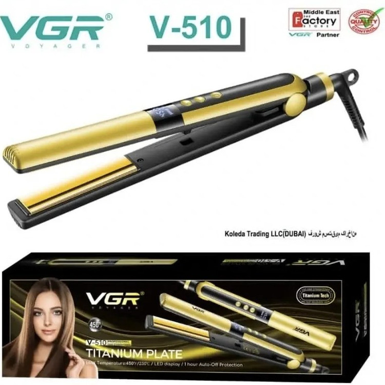 اتو مو حرفهای وی جی آر مدل VGR V-510 با قابلیت تنظیم دما