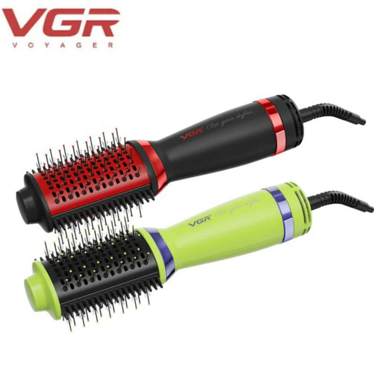 سشوار برس دار حالت دهنده وی جی آر مدل V-415 ظرفیت ۷۵۰ وات